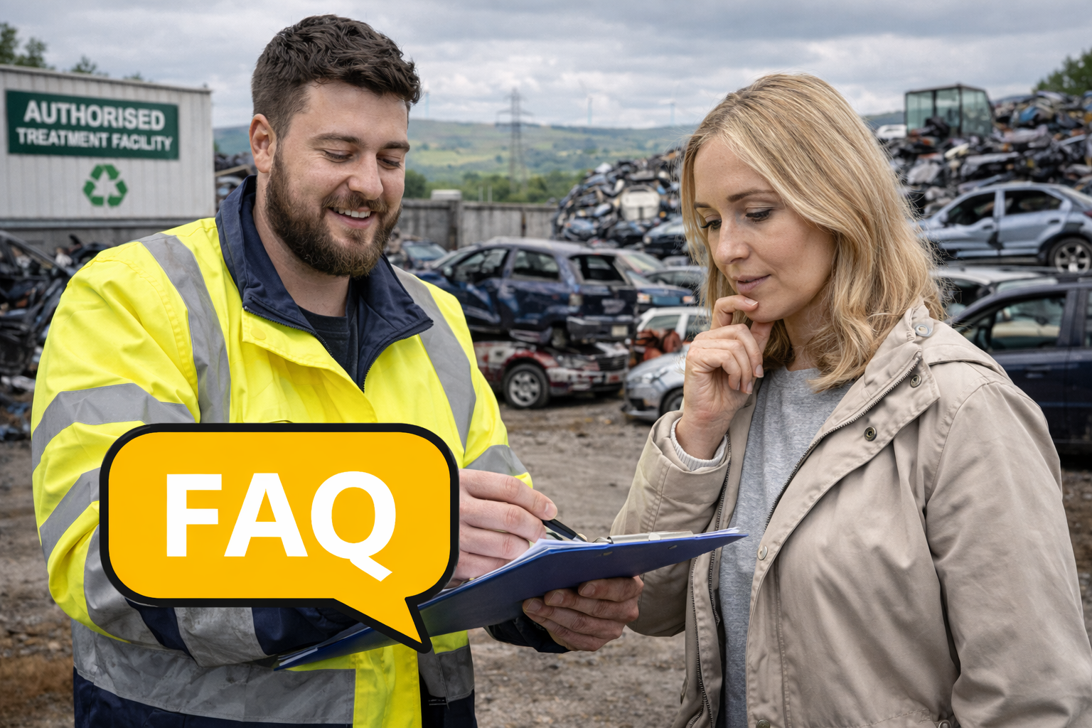 Scrap car FAQs and advice in Cheadle